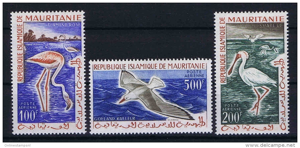 MAURITANIE Mi Nr 178 - 180   MH/* Avec  Charnière  Oiseaux Birds   1961 - Mauritanie (1960-...)