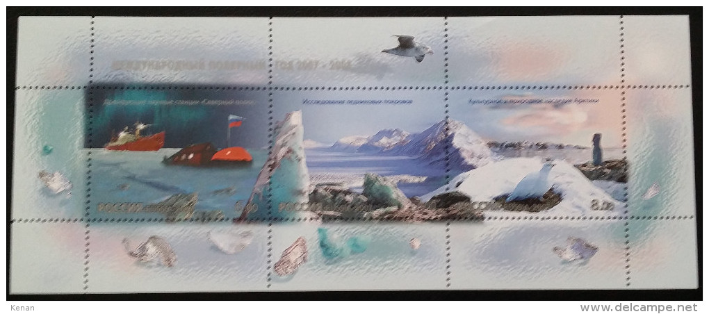 Russia, 2007, Mi: Block 98 (MNH) - International Polar Year