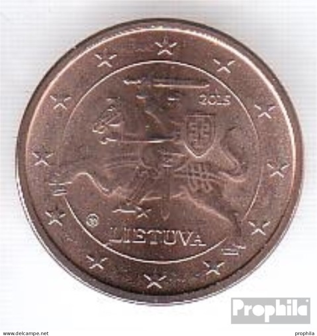 Litauen LIT 1 2015 Stgl./unzirkuliert Stgl./unzirkuliert 2015 Kursmünze 1 Cent - Lithuania