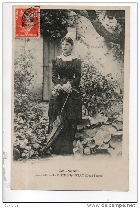 79 - LA MOTHE-SAINT-HERAY . EN POITOU . JEUNE FILLE DE LA MOTHE-SAINT-HERAY - Réf. N°11237 - - La Mothe Saint Heray