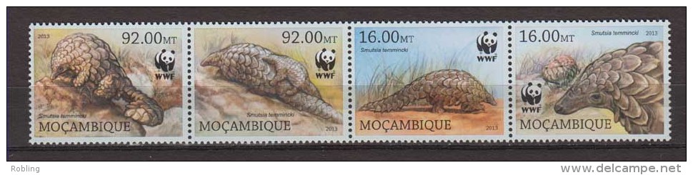 Mozambique.2013. WWF.4v.MNH.21897 - Other & Unclassified