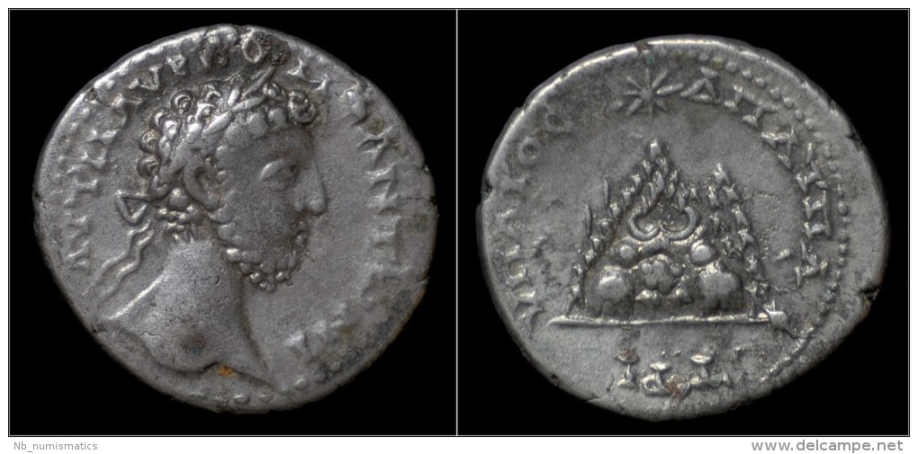 Commodus AR Didrachm Mount Argaios - Provinces Et Ateliers