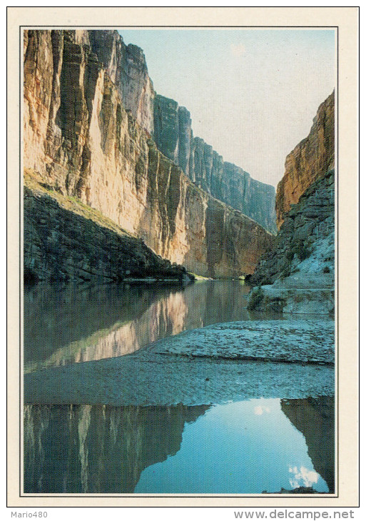 TEXAS:   PARCO  NAZIONALE  DI  BIG BEND     (NUOVA CON DESCRIZIONE  DEL SITO SUL RETRO) - Big Bend