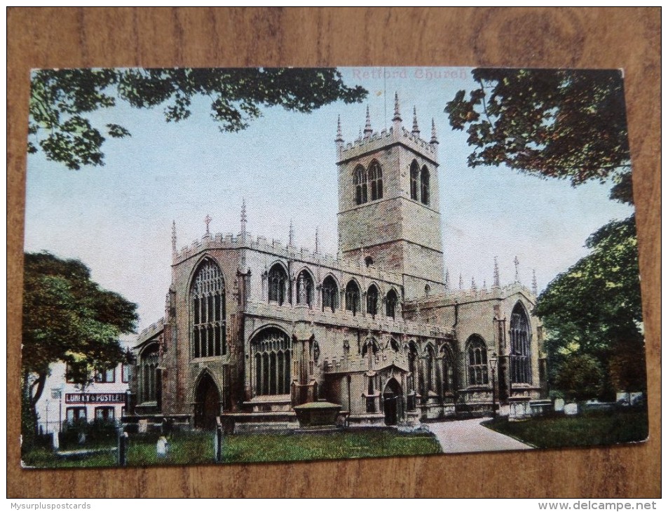 47140 POSTCARD: NOTTINGHAMSHIRE: Retford Church. - Other & Unclassified