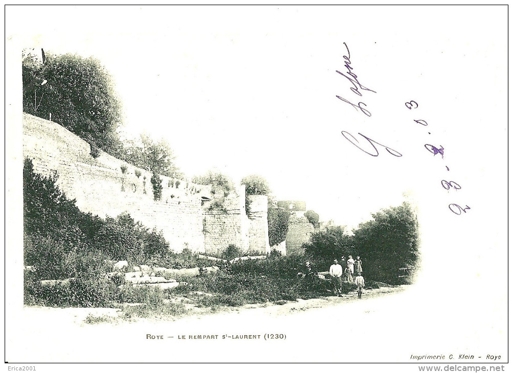 Roye. Le Rempart Saint Laurent à Roye. - Roye