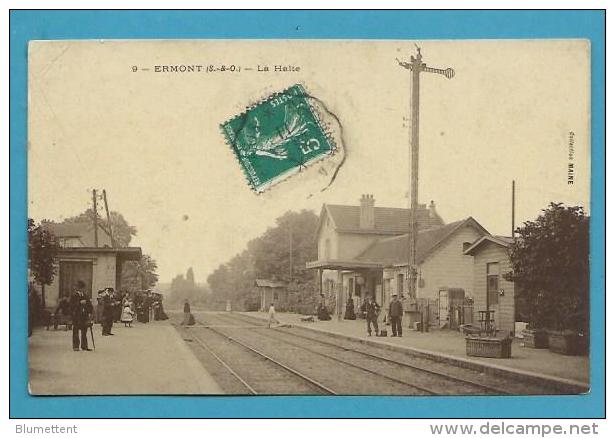 CPA 9 - Chemin De Fer Cheminots - La Gare D'ERMONT 95 - Ermont-Eaubonne