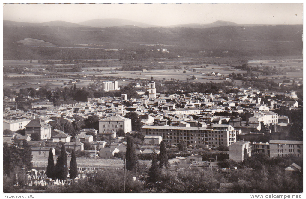 CPSM Dentelée (04)  MANOSQUE Vue Générale Et Les Nouveaux Quartiers - Manosque