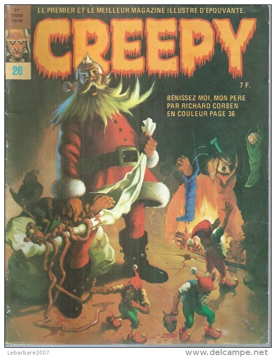 CREEPY  N° 26   -  PUBLICNESS  1975 - Petit Format