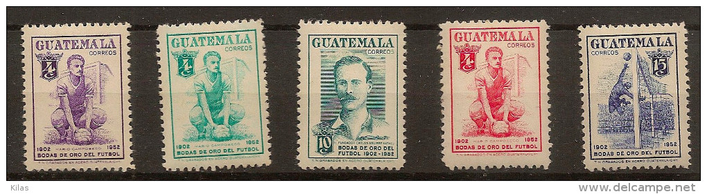 GUATEMALA - Centenary Football 1952 - Neufs