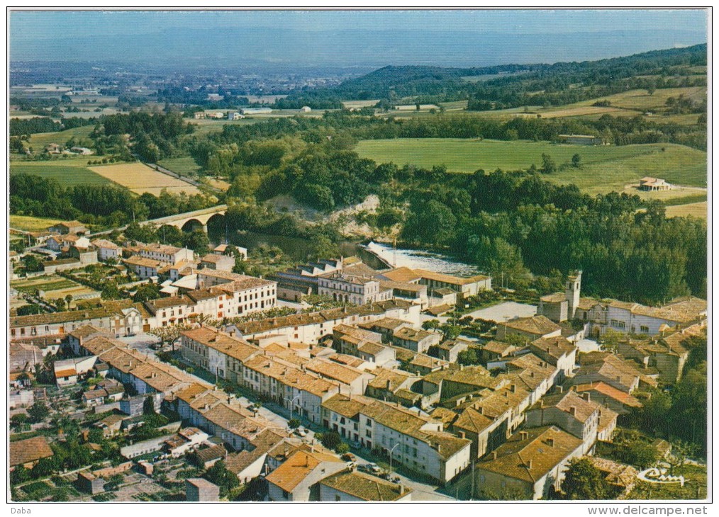 Vielmur-sur-Agout. Vue Générale Aérienne... - Vielmur Sur Agout