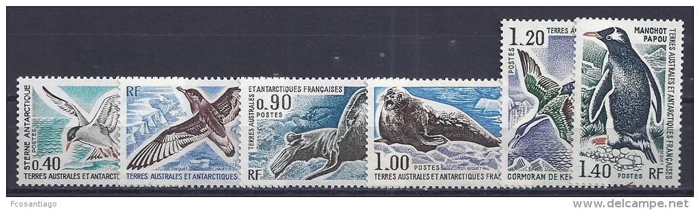 ANTARTIDA FRANCESA 1976 - Yvert #55/60 - MNH ** - Nuevos