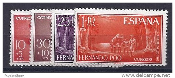 ESPAÑA/FERNANDO POO 1961 - Edifil #203/06 - MNH ** - Fernando Po