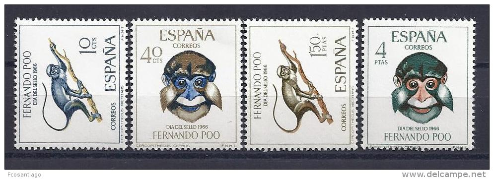 ESPAÑA/FERNANDO POO 1966 - Edifil #251/54 - MNH ** - Fernando Po