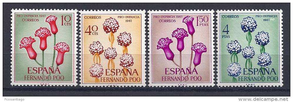 ESPAÑA/FERNANDO POO 1967 - Edifil #255/58 - MNH ** - Fernando Po