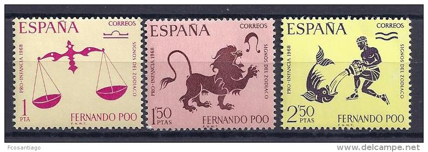 ESPAÑA/FERNANDO POO 1968 - Edifil #265/67 - MNH ** - Fernando Po