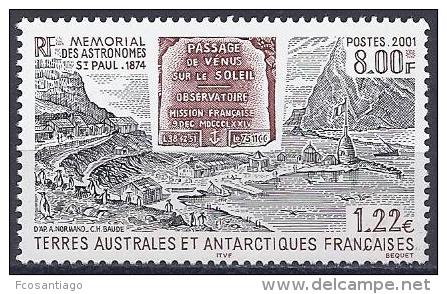 ANTARTIDA FRANCESA 2001 - Yvert #297 - MNH ** - Nuevos