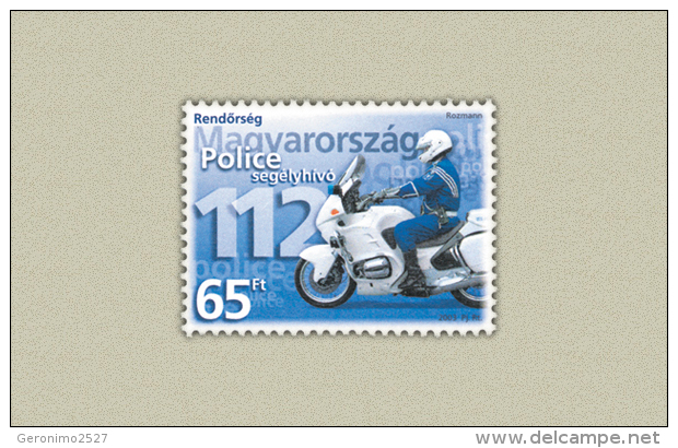 HUNGARY 2003 CULTURE Organizations THE POLICE - Fine Set MNH - Unused Stamps