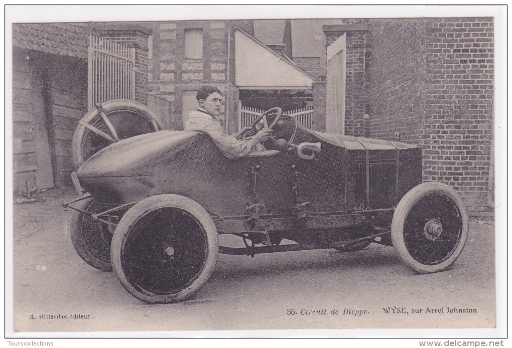 LOT 15 CPA COURSE AUTOMOBILE du Circuit de DIEPPE de 1906 toutes de l´Editeur A. Bettembos (voir description du Lot)