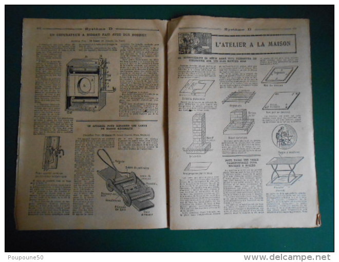 1927 SYSTEME D  Le Journal Du Débrouillard N: 143  Dessin  Gaston NIEZAB ( Niezabytowski )   Imp Charaire à SCEAUX - Autres & Non Classés