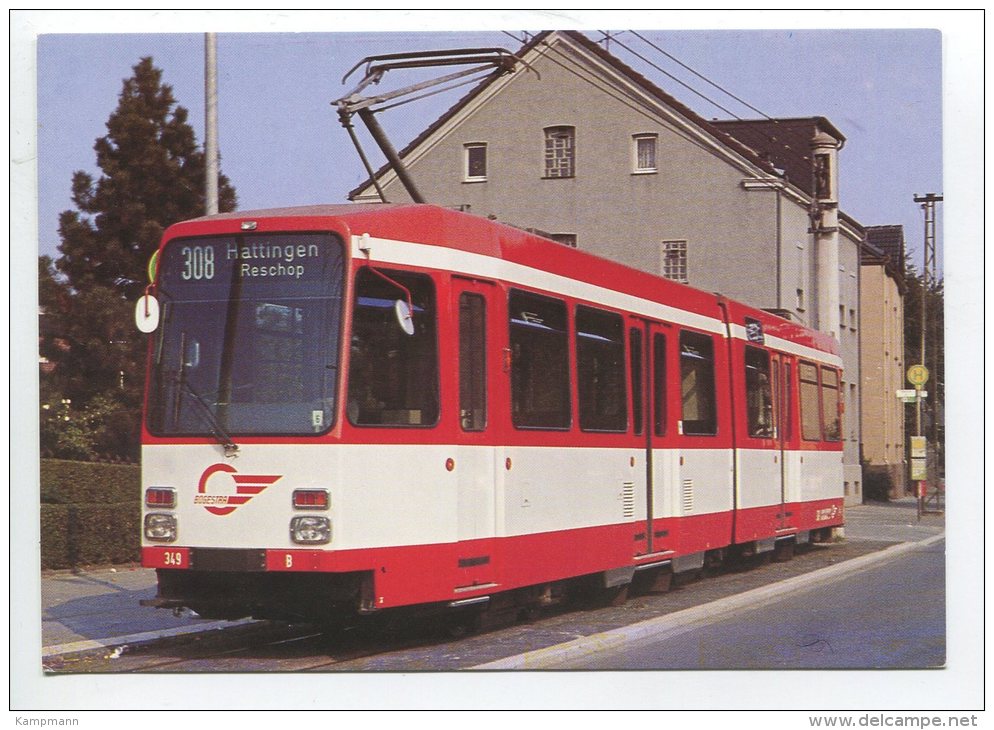 Strassenbahn/Tram Stadtbahnwagen Typ 6C Der Bochum-Gelsenkirchener Straßenbahn - Strassenbahnen