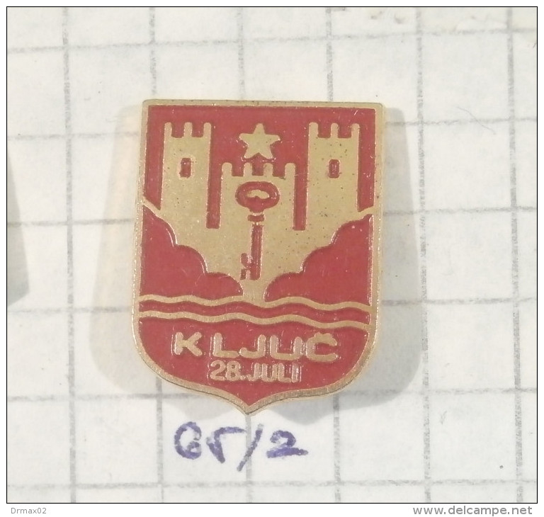 KLJUC (Bosnia, BiH) Yugoslavia / Coat Of Arms Blazon Armoiries Blazon Emblème Ecusson Shield / Key Clé Schlüssel - Villes