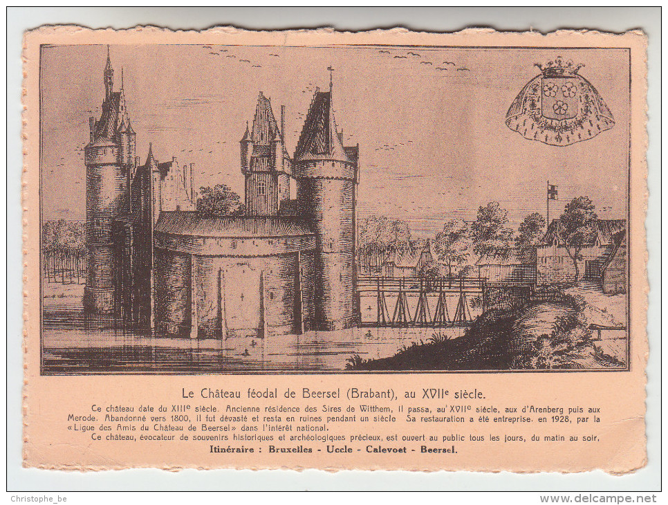 Le Château Féodal De Beersel Au XVIIe Siècle (pk23473) - Beersel