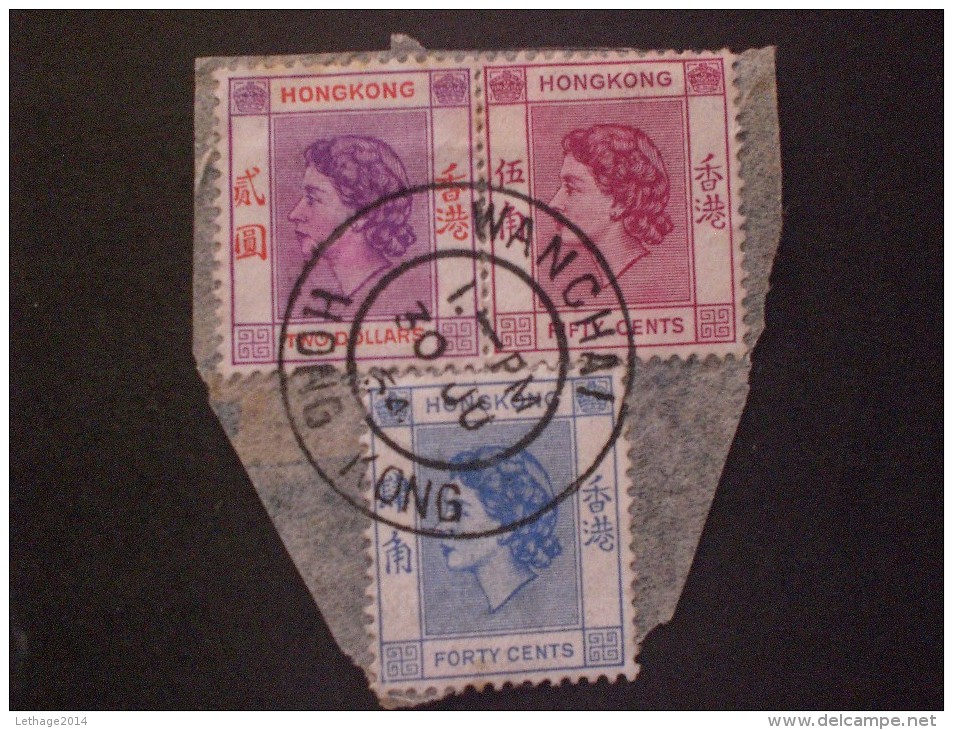 &#x9999;&#x6E2F; HONG KONG 1954 Queen Elizabeth II - Covers & Documents