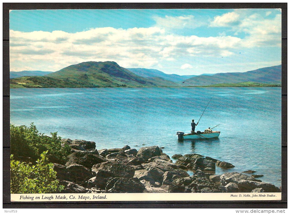 Ireland - Fishing On Lough Mask,Mayo - Mayo