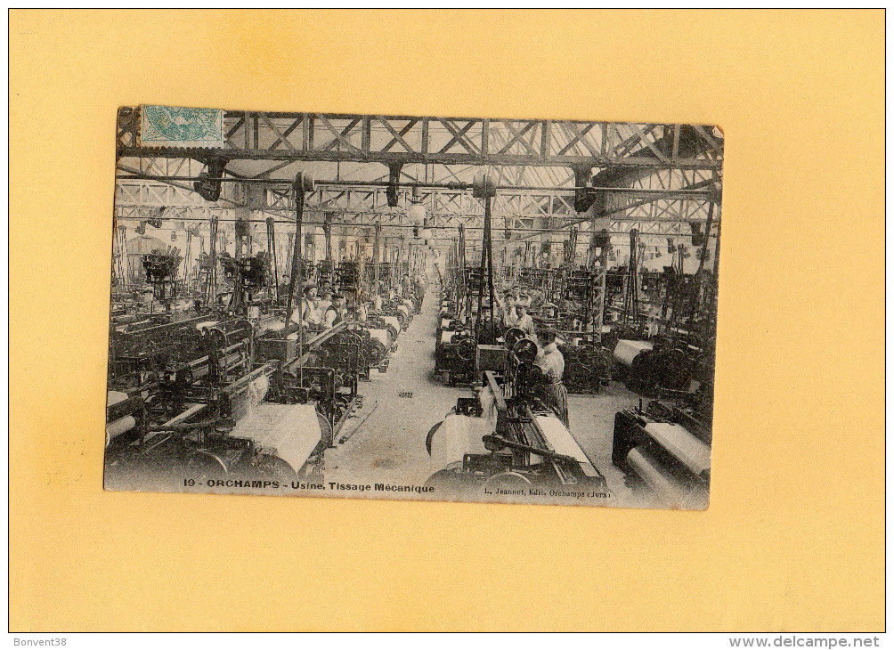 B1809 - ORCHAMPS - 39 - Usine - Tissage Mécanique - Autres & Non Classés