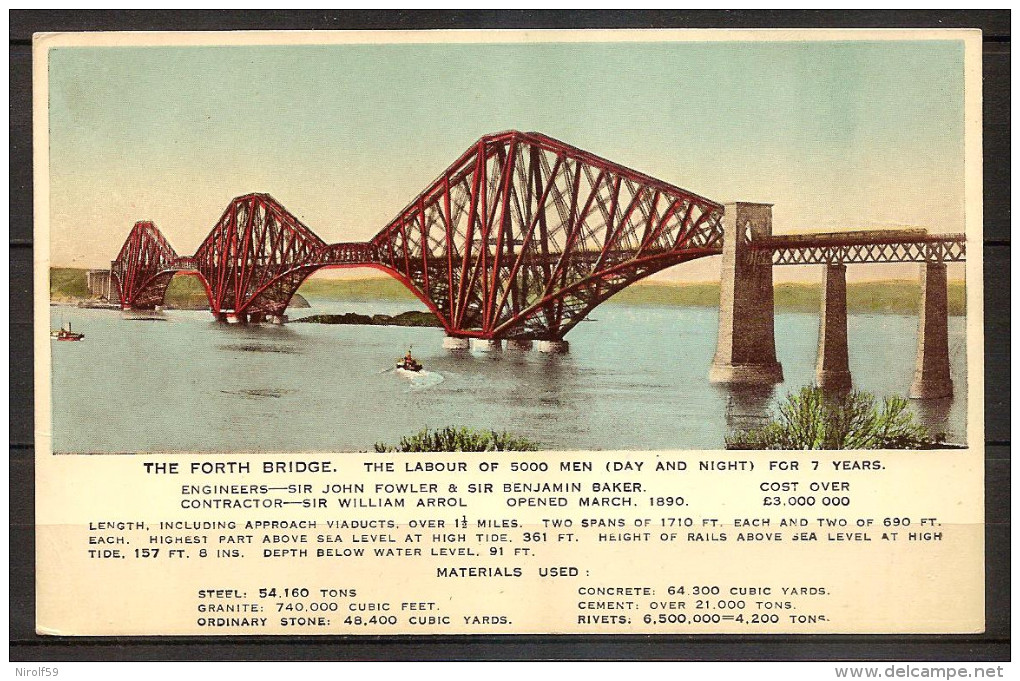 United Kingdom  - The Forth Bridge,Scotland - Fife