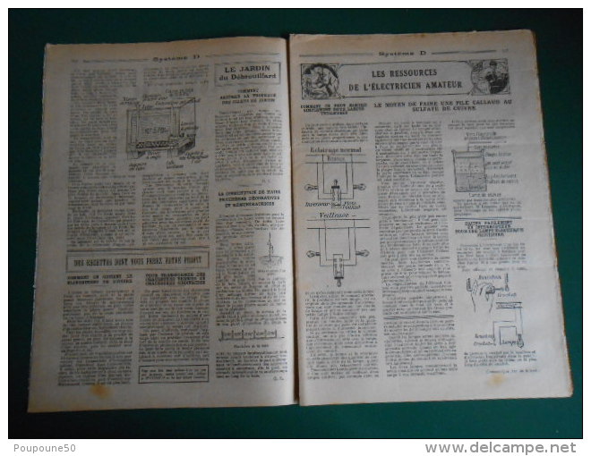 1925 SYSTEME D Le Journal Du Débrouillard N: 48  Quelques Principes Pour Faire Soi-même Une Couveuse  Imp. Sceaux - Autres & Non Classés