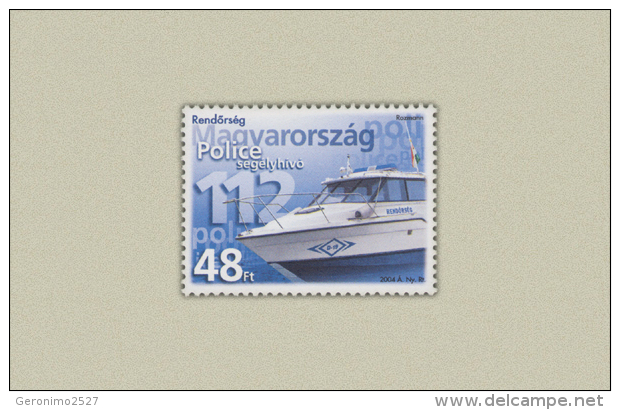 HUNGARY 2004 CULTURE Organizations THE POLICE - Fine Set MNH - Unused Stamps