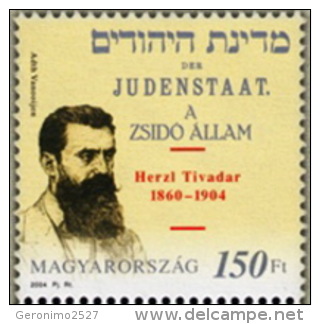 HUNGARY 2004 PEOPLE Persons TIVADAR HERZL - Fine Set MNH - Unused Stamps