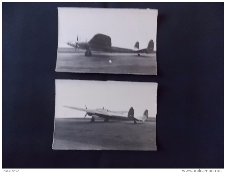 WW 2 Avions Bombardiers Amiot 354 Lot De 2 Photos Photos D Epoque - Guerre 1939-45
