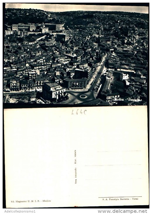 464c) Cartolina Di Modica-panorama -nuova - Modica