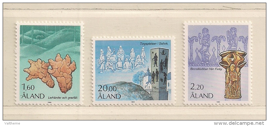 ALAND  ( D17 - 307 )  1986  N° YVERT ET TELLIER  N° 16/18  N** - Aland