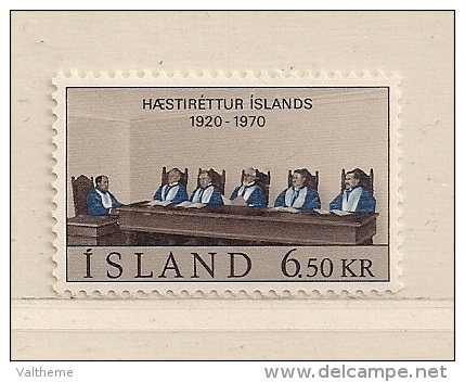 ISLANDE  ( EUIS - 143 )  1970  N° YVERT ET TELLIER     N° 391   N** - Unused Stamps