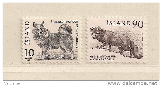 ISLANDE  ( EUIS - 154 )  1979  N° YVERT ET TELLIER     N° 503/504     N** - Ungebraucht