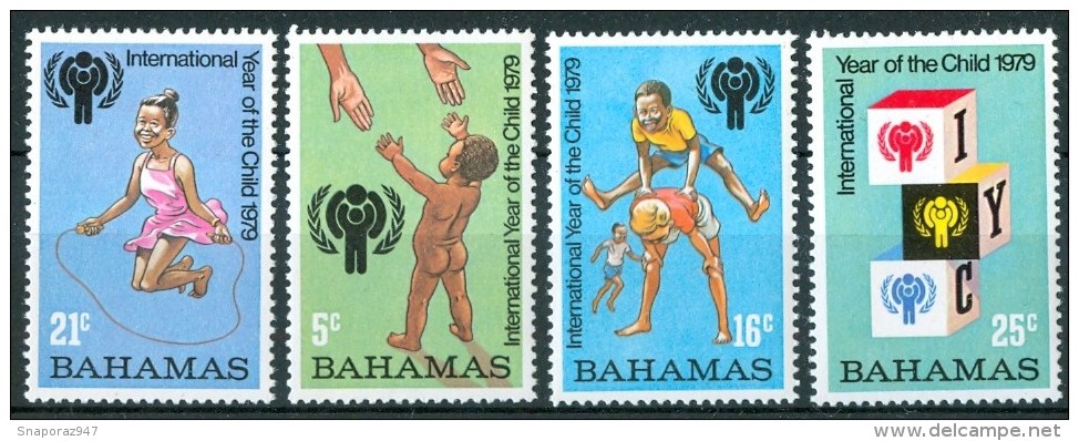 1979 Bahamas Infanzia Childhood Enfance Set MNH** Y4 - UNICEF