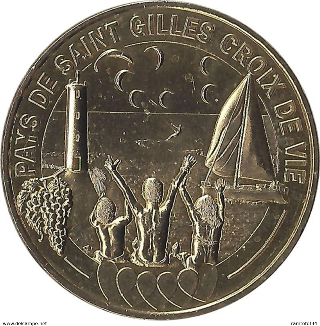 2014 MDP186 - PAYS DE SAINT GILLES CROIX DE VIE 2 - Le Logo / MONNAIE DE PARIS - 2014