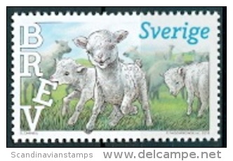 ZWEDEN 2013 Zegel Uit Souveniersheet Jonge Dieren PF-MNH-NEUF - Neufs