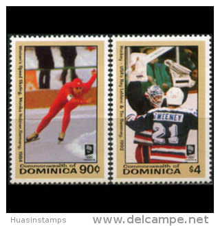 DOMINICA 1993 - Scott# 1595-6 W.Olympics Set Of 2 MNH - Dominica (1978-...)