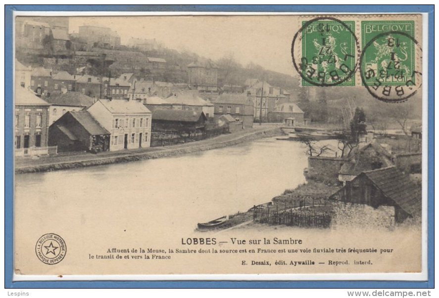 BELGIQUE -- LOBBES --  Vue Sur La Sambre - Lobbes