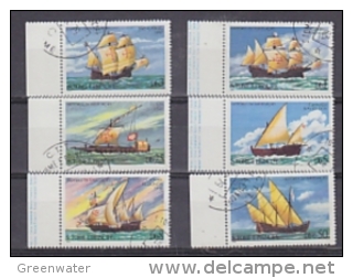 Sao Tome E Principe 1979 Sailing Ships 6v  Used (25095) - Sao Tome En Principe