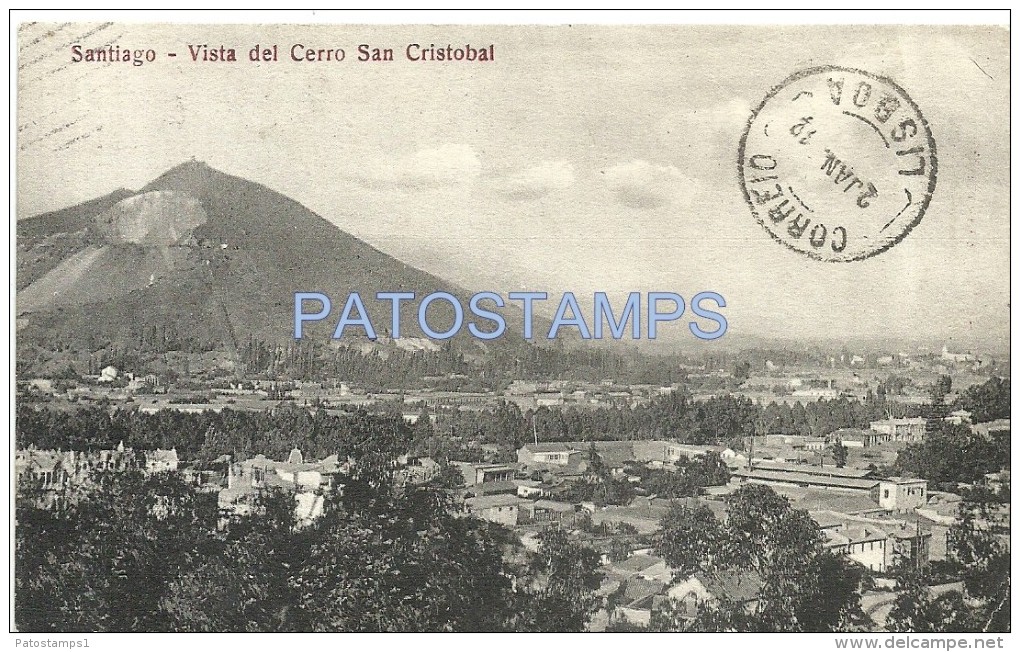 17994 CHILE SANTIAGO CERRO SAN CRISTOBAL CIRCULATED TO SWITZERLAND  POSTAL POSTCARD - Chile