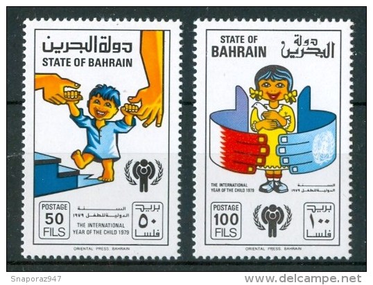 1979 Bahrein  Infanzia Childhood Enfance Set MNH** Y10 - Bahrein (1965-...)