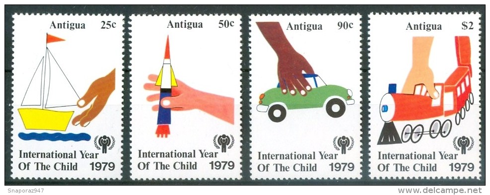 1979 Antigua Infanzia Childhood Enfance Set MNH** Y12 - 1960-1981 Autonomía Interna