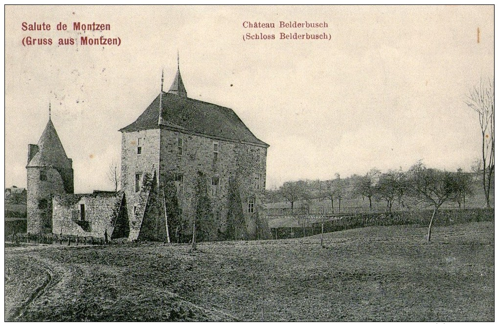 SALUTE  DE  MONTZEN   CHATEAU  DE  BELDERBUSCH - Plombières