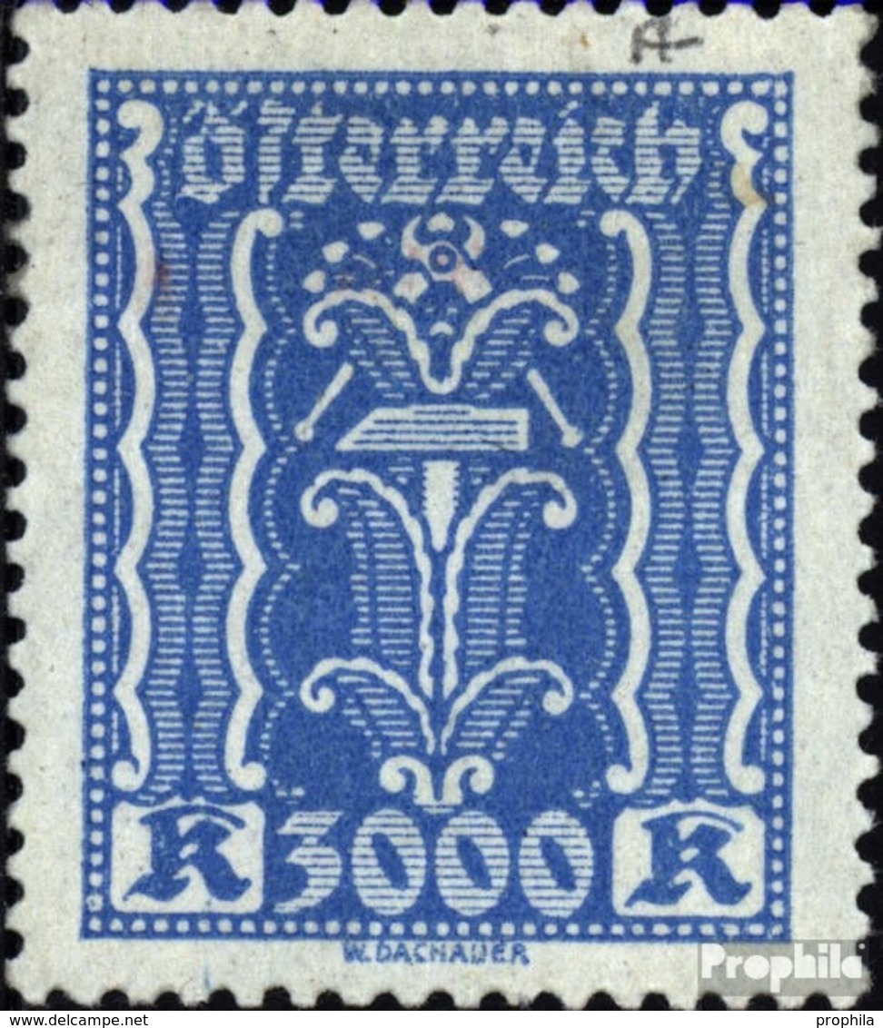 Österreich 396 Postfrisch 1922 Freimarken Kornähre Und Hammer - Unused Stamps