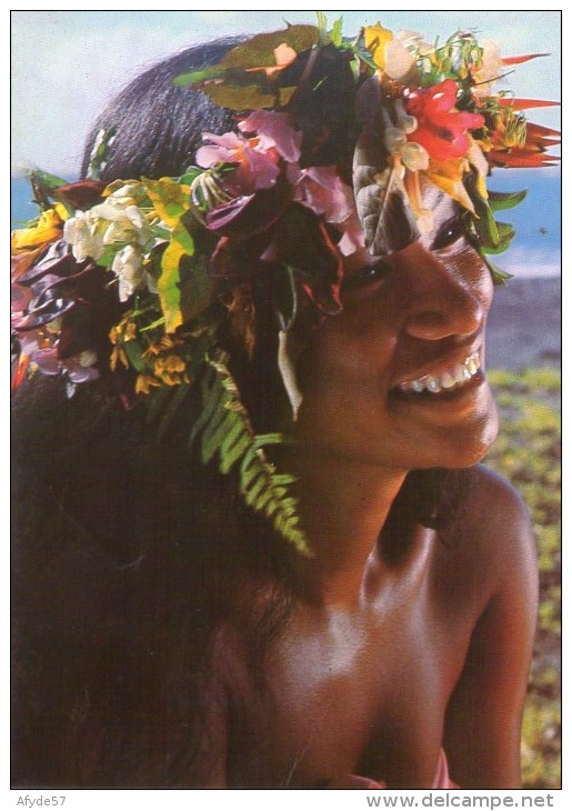CPM :   TAHITI  (océan):  Hospitality Of Tahitian Smile.  (L 12) (A 2140) - Tahiti